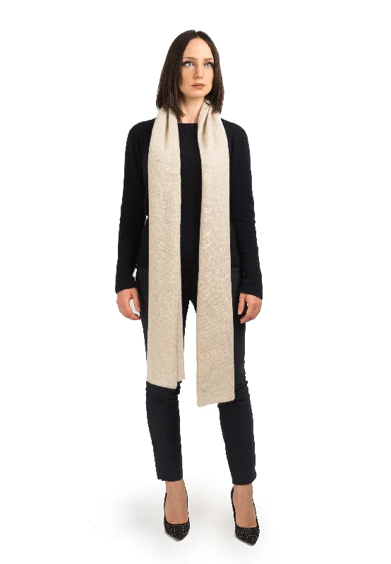 Wide scarf 100% Cashmere