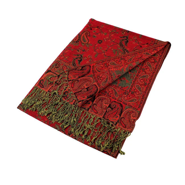 Paisley Pashmina Shawls Scarf 023