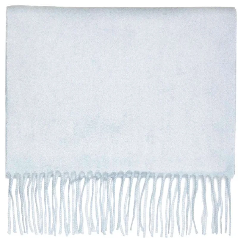 Pure Cashmere Scarf - Light Blue