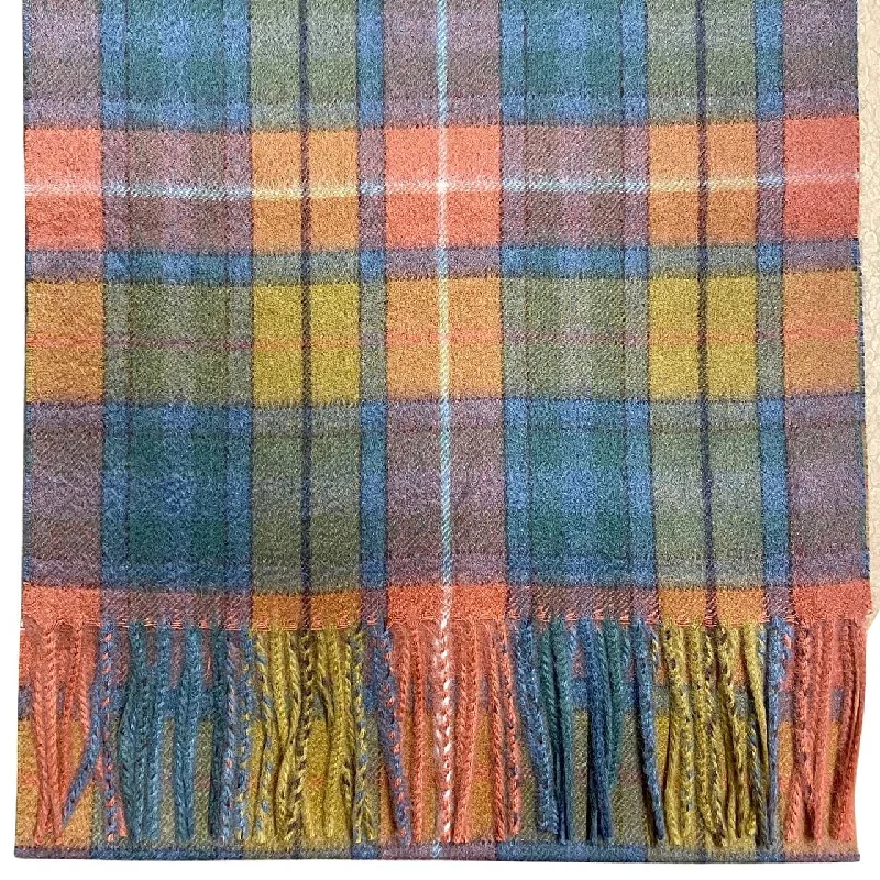 Pure Cashmere Scarf - Ancient Buchanan Tartan