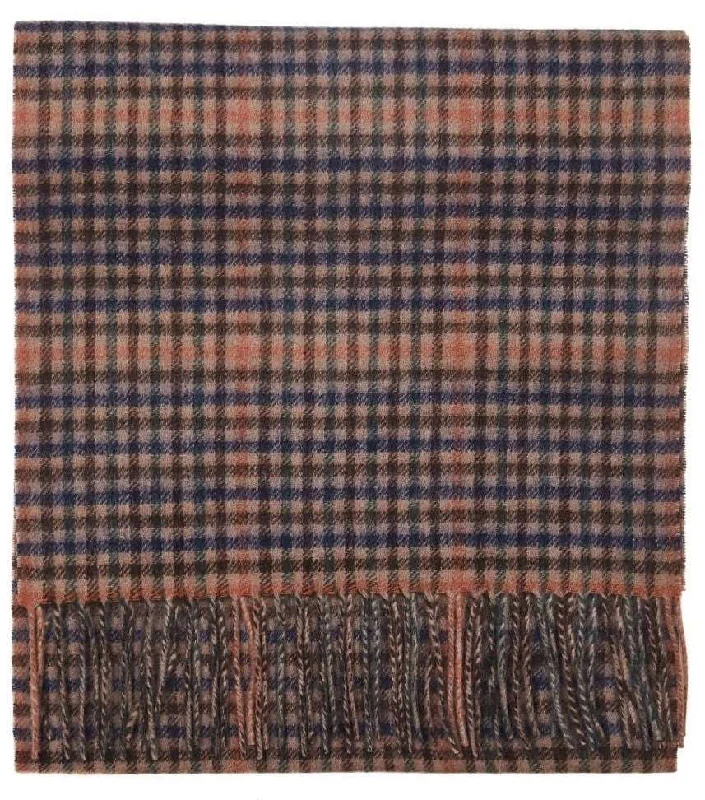 Traditional Gun Club Country Check Lambswool Scarf